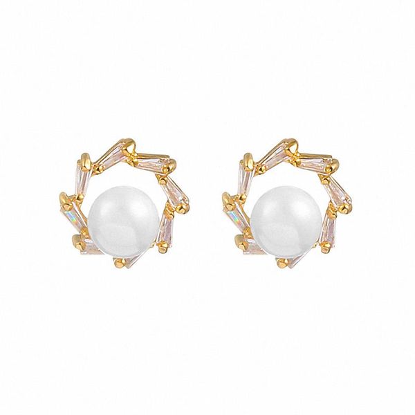 stud arrival fashion freshwater pearl earrings simple circle gold & silver color cubic zirconia women jewelry accessories le1469, Golden;silver
stud arrival fashion freshwater pearl earrings simple circle gold & silver color cubic zirconia women jewelry accessories le1469, Golden;silver
