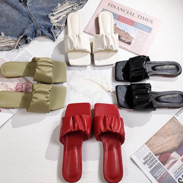 summer women's outdoor flat slippers roma style pu sandals and outer wear iarge size shoes, Black
summer women's outdoor flat slippers roma style pu sandals and outer wear iarge size shoes, Black