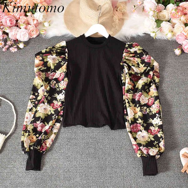 kimutomo women blouses o-neck puff sleeves female patchwork fake two-piece shirt floral slim autumn korea fashion 210521, White
kimutomo women blouses o-neck puff sleeves female patchwork fake two-piece shirt floral slim autumn korea fashion 210521, White