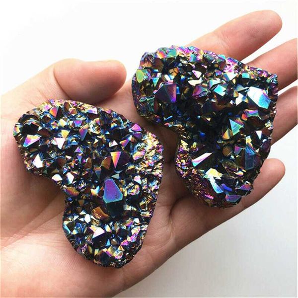 decorative objects & figurines natural electroplated glittering angel aura reiki amethyst cluster rough purple crystal love heart decorate t
decorative objects & figurines natural electroplated glittering angel aura reiki amethyst cluster rough purple crystal love heart decorate t