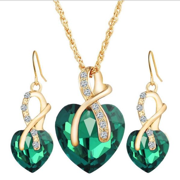 heart-shaped artificial austrian crystal for wedding dinner necklaces earring jewelry set gsfs073 fashion women gift earrings & necklace, Silver
heart-shaped artificial austrian crystal for wedding dinner necklaces earring jewelry set gsfs073 fashion women gift earrings & necklace, Silver