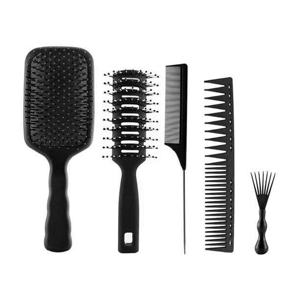 hair brushes 5pcs men women professional grooming anti static shaping hairdressing home abs styling comb set salon pintail brush cutting, Silver
hair brushes 5pcs men women professional grooming anti static shaping hairdressing home abs styling comb set salon pintail brush cutting, Silver