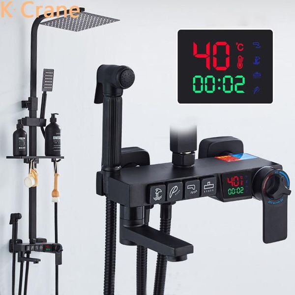 bathroom shower sets black faucet thermostatic digital system set bathtub cold mixer tap stainless steel rainfall spa taps
bathroom shower sets black faucet thermostatic digital system set bathtub cold mixer tap stainless steel rainfall spa taps