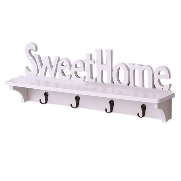hooks & rails 1pc 4 shelves hat key holders sweet home words storage shelf hanging wall mounted rack holder
hooks & rails 1pc 4 shelves hat key holders sweet home words storage shelf hanging wall mounted rack holder