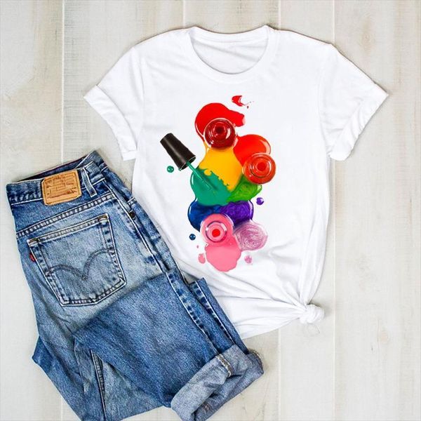 men printed fashion o neck cute 3d color lady tee female ladies clothes graphic mens shirt clothing, White;black
men printed fashion o neck cute 3d color lady tee female ladies clothes graphic mens shirt clothing, White;black
