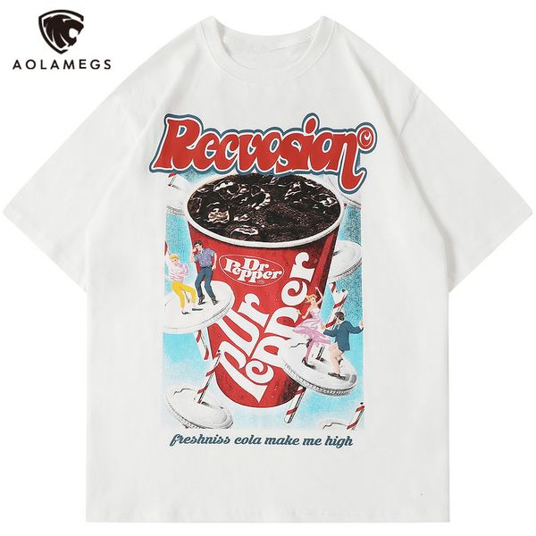 men's polos aolamegs retro-funny male t-shirt image impression loose t-shirts cozy high-school style harajuku summer streetwear, White;black
men's polos aolamegs retro-funny male t-shirt image impression loose t-shirts cozy high-school style harajuku summer streetwear, White;black
