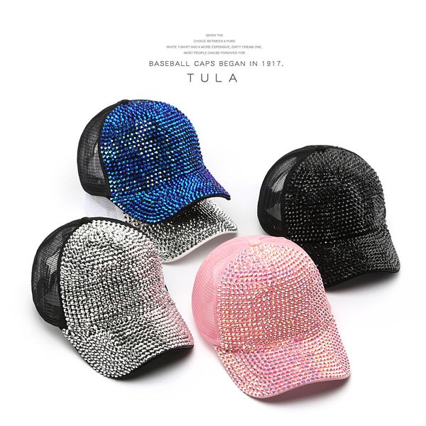 hats caps cross-border spring and summer womens korean-style fashion diamond-embedded baseball cap personalized rhinestone mesh outdoor sun, Blue;gray
hats caps cross-border spring and summer womens korean-style fashion diamond-embedded baseball cap personalized rhinestone mesh outdoor sun, Blue;gray