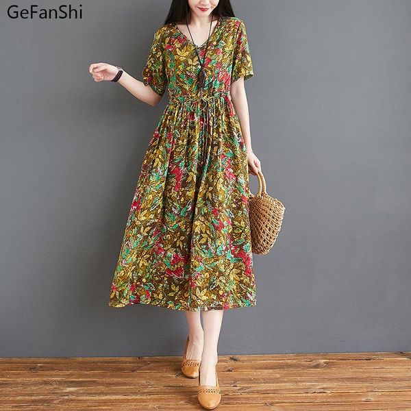 casual dresses 2021 summer women's dress print vintage loose fashion cotton linen short sleeve elegant ladies, Black;gray
casual dresses 2021 summer women's dress print vintage loose fashion cotton linen short sleeve elegant ladies, Black;gray