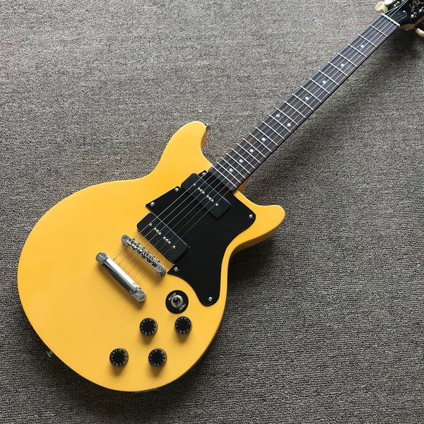 delivery, yellow electric guitar, rosewood fingerboard, 22 grade silk
delivery, yellow electric guitar, rosewood fingerboard, 22 grade silk