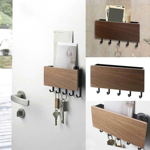 hooks & rails storage box hook key rack solid wood wall shelf household articles
hooks & rails storage box hook key rack solid wood wall shelf household articles
