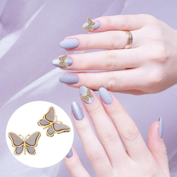 nail art decorations 1 set of 2pcs shining jewelries fritillary accessories, Silver;gold
nail art decorations 1 set of 2pcs shining jewelries fritillary accessories, Silver;gold
