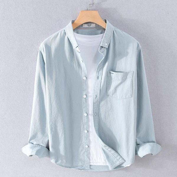 men's casual shirts 100% cotton long-sleeved solid men fashion comfortable shirt for chemise camisa, White;black
men's casual shirts 100% cotton long-sleeved solid men fashion comfortable shirt for chemise camisa, White;black