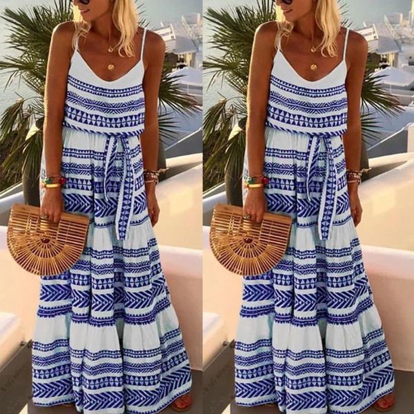women summer boho print v-neck maxi long dress evening party beach dresses sundress plus size casual, Black;gray
women summer boho print v-neck maxi long dress evening party beach dresses sundress plus size casual, Black;gray