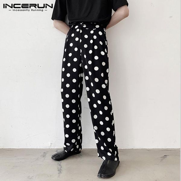 men casual pants fashion polka dot printed trousers 2021 spring button straight bottoms man leisure zipper patalones 5xl men's, Black
men casual pants fashion polka dot printed trousers 2021 spring button straight bottoms man leisure zipper patalones 5xl men's, Black