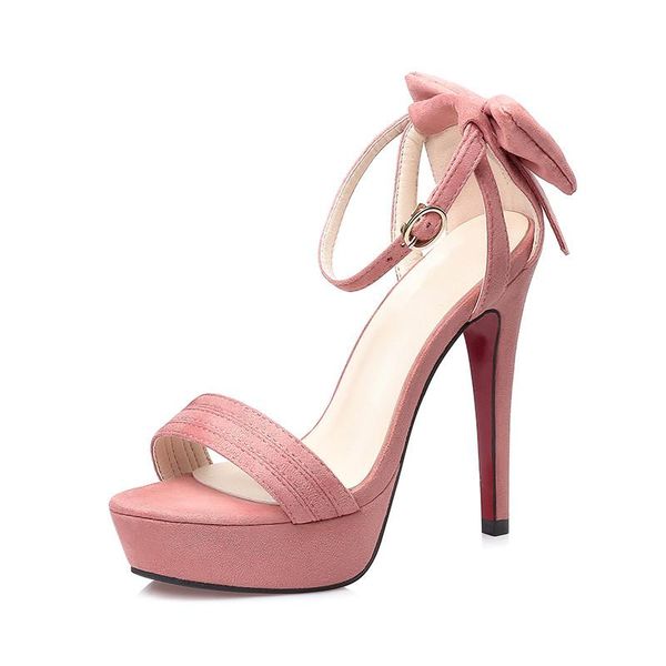 dress shoes fashion butterfly-knot women's high heels with platform suede party sandals shallow female summer lady pumps, Black
dress shoes fashion butterfly-knot women's high heels with platform suede party sandals shallow female summer lady pumps, Black