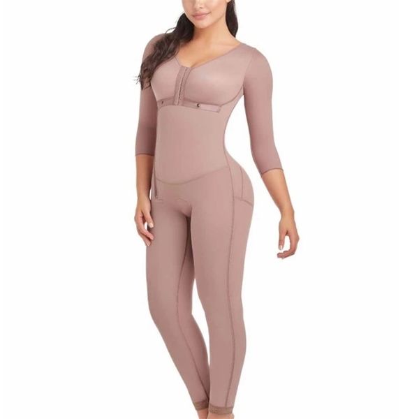 woman long sleeves full body shaperwear weight loss postpartum shaper post liposuction bodysuit side zipper 211220, Black;white
woman long sleeves full body shaperwear weight loss postpartum shaper post liposuction bodysuit side zipper 211220, Black;white