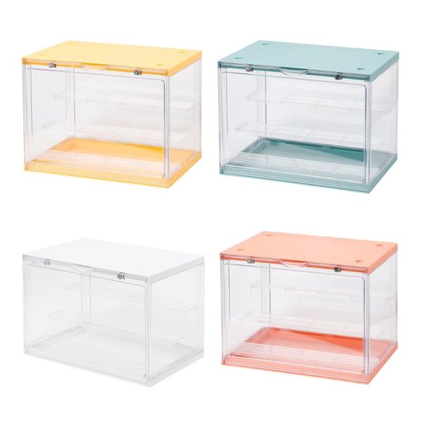 storage bottles & jars clear dust proof doll model display box 3-tier step modeling kit closet toy organizer deskspace saver
storage bottles & jars clear dust proof doll model display box 3-tier step modeling kit closet toy organizer deskspace saver