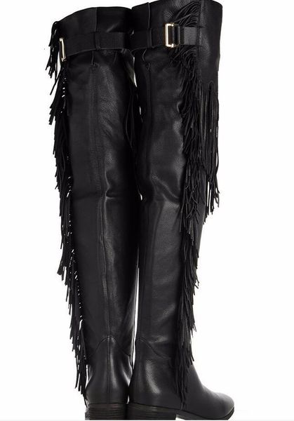 boot , sweet yellow/black form on knee foot toe shoes fringe big europ46 women's boots
boot , sweet yellow/black form on knee foot toe shoes fringe big europ46 women's boots