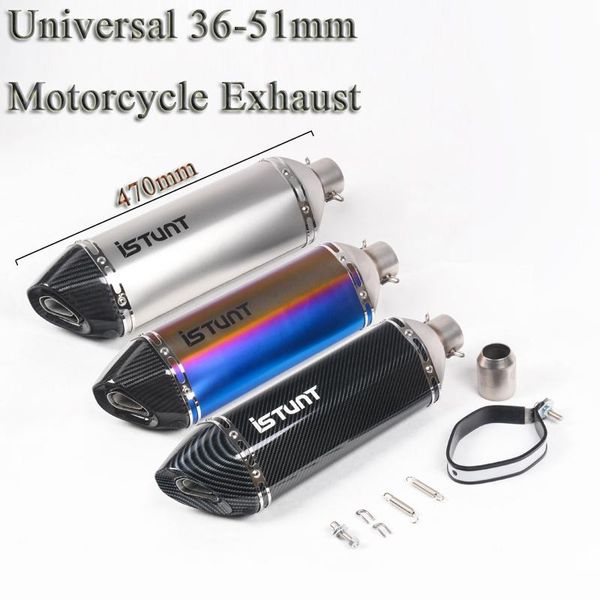 motorcycle exhaust system 470mm escape modified universal motorbike carbon laser muffler db killer for ninja 300 cbr500 cb600 r1 atv k7
motorcycle exhaust system 470mm escape modified universal motorbike carbon laser muffler db killer for ninja 300 cbr500 cb600 r1 atv k7
