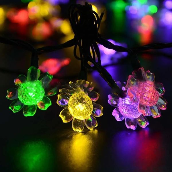 ssl-8 gardening 7m 50led solar panel string light sunflower holiday christmas decoration - colorful
ssl-8 gardening 7m 50led solar panel string light sunflower holiday christmas decoration - colorful