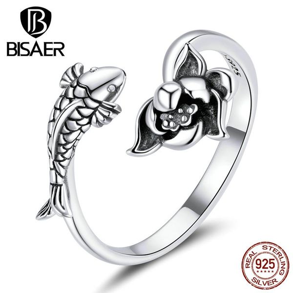 cluster rings bisaer 925 sterling silver koi & lotus open finger for women adjustable ring china lucky statement jewelry s925 efr201, Golden;silver
cluster rings bisaer 925 sterling silver koi & lotus open finger for women adjustable ring china lucky statement jewelry s925 efr201, Golden;silver
