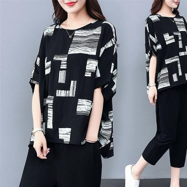 summer sporting two piece womens tracksuits set short sleeve t shirt amp pants sets female large size loose tracksuit 4xl, Gray
summer sporting two piece womens tracksuits set short sleeve t shirt amp pants sets female large size loose tracksuit 4xl, Gray