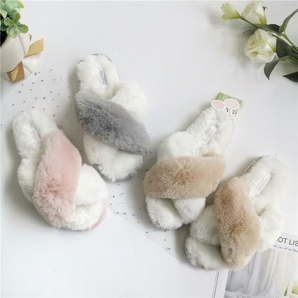 slippers winter women warm faux fur home ladies cross soft plush furry female open toe women's house shoes elegant woman slipper, Black
slippers winter women warm faux fur home ladies cross soft plush furry female open toe women's house shoes elegant woman slipper, Black