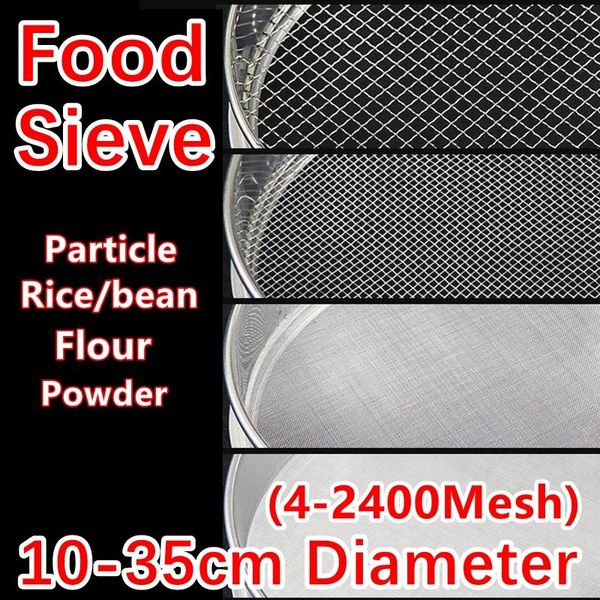 colanders & strainers 10-35cm dia round 304 stainless steel food sieve kitchen particles bean filter screen powder oil baking flour
colanders & strainers 10-35cm dia round 304 stainless steel food sieve kitchen particles bean filter screen powder oil baking flour