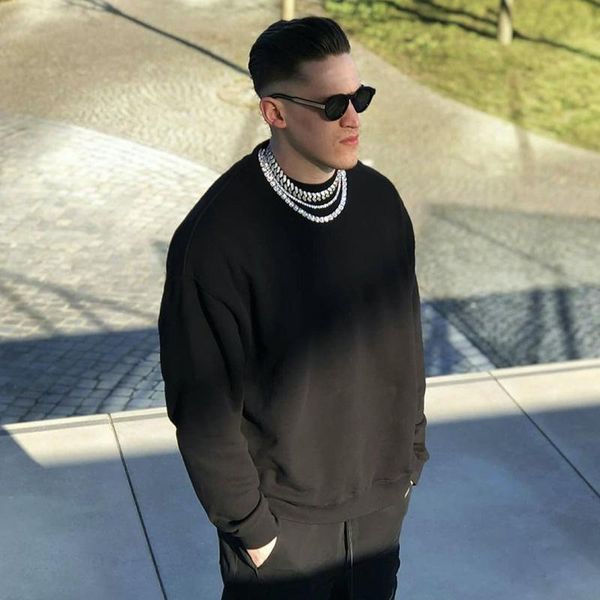 men's hoodies & sweatshirts 2021 autumn elegant men sweatshirt fashion solid color cotton women pullovers loose casual high street t117, Black
men's hoodies & sweatshirts 2021 autumn elegant men sweatshirt fashion solid color cotton women pullovers loose casual high street t117, Black