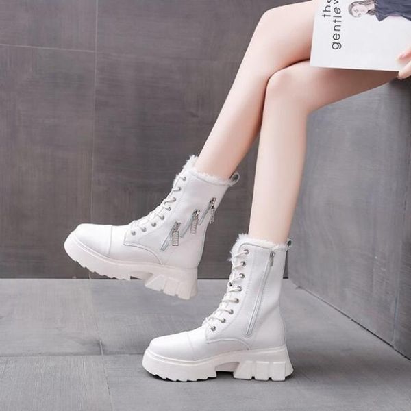 boots thick sole fashion leather white snow women shoes for female casual 2021 warm plush waterproof botines mujer femmes bottes, Black
boots thick sole fashion leather white snow women shoes for female casual 2021 warm plush waterproof botines mujer femmes bottes, Black