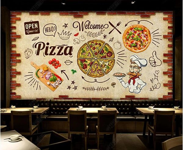 wallpapers custom po mural 3d wallpaper stylish brick wall hand-painted pizza home decor murals for walls in rolls
wallpapers custom po mural 3d wallpaper stylish brick wall hand-painted pizza home decor murals for walls in rolls