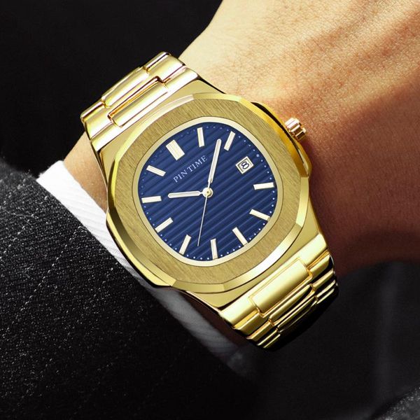 wristwatches glod blue watch men stainless steel geneva luxury bussiness fashion brand calendar quartz for relogios masculinos, Slivery;brown
wristwatches glod blue watch men stainless steel geneva luxury bussiness fashion brand calendar quartz for relogios masculinos, Slivery;brown