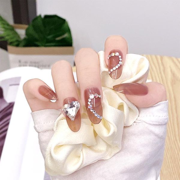 false nails 24pcs rhinestone inlaid nail patch glue type removable long paragraph fashion manicure save time smj, Red;gold
false nails 24pcs rhinestone inlaid nail patch glue type removable long paragraph fashion manicure save time smj, Red;gold