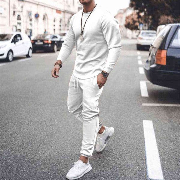 2021 new autumn sportswear men's set fashion solid tracksuit sports suits male sweatsuit long sleeves t shirt +pants 2 piece set g1209, Gray
2021 new autumn sportswear men's set fashion solid tracksuit sports suits male sweatsuit long sleeves t shirt +pants 2 piece set g1209, Gray