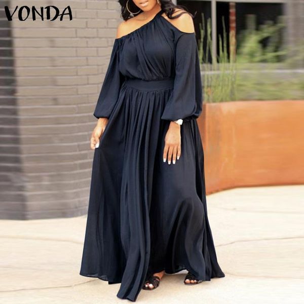 casual dresses long dress vonda autumn skew collar pleated maxi loose solid sleeve off shoulder vestidos women oversized sundress, Black;gray
casual dresses long dress vonda autumn skew collar pleated maxi loose solid sleeve off shoulder vestidos women oversized sundress, Black;gray
