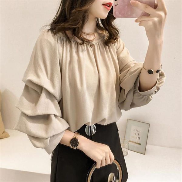 women chiffon blouse puff sleeve shirts slash neck off shoulder autumn 2021 fashion shirt female plus size hc158 women's blouses &, White
women chiffon blouse puff sleeve shirts slash neck off shoulder autumn 2021 fashion shirt female plus size hc158 women's blouses &, White