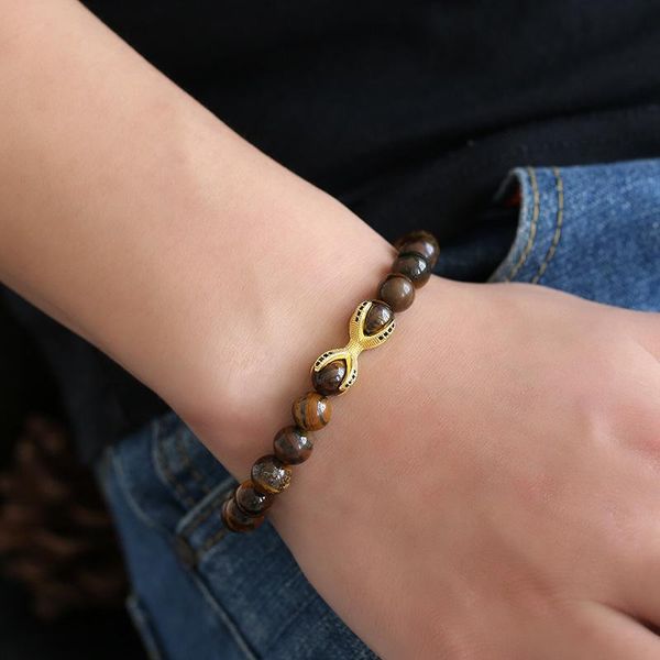 beaded, strands micro black zircon four angle claw 8mm tigereye elastic bracelet bracelets for women men jewelry feminina
beaded, strands micro black zircon four angle claw 8mm tigereye elastic bracelet bracelets for women men jewelry feminina