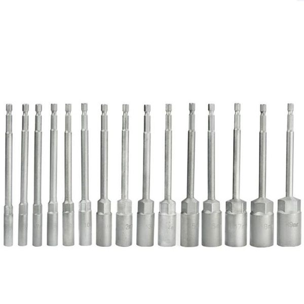 other home decor 15 pcs 150mm deepen power nut driver drill bit set 5.5-19mm impact socket adapter for tools 6.35mm hex shank
other home decor 15 pcs 150mm deepen power nut driver drill bit set 5.5-19mm impact socket adapter for tools 6.35mm hex shank