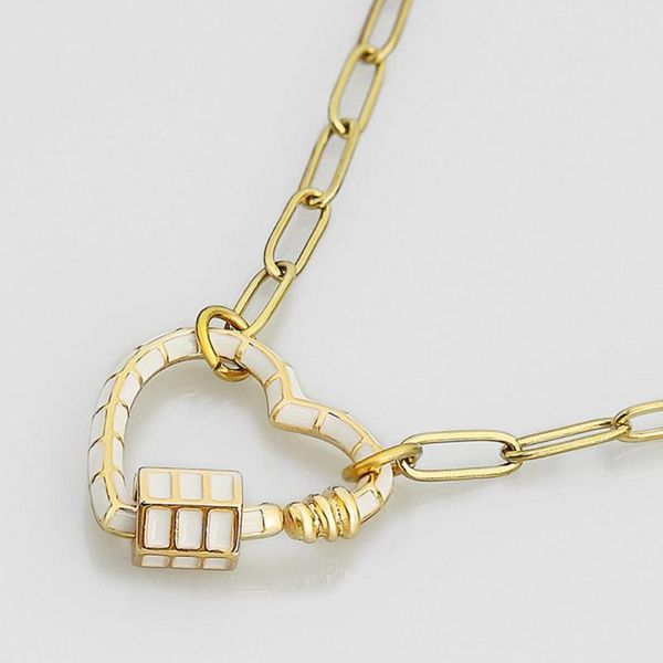chains 70% pendant necklace heart shaped stainless steel hip hop metal chain gold color charm women jewelry party wholesale, Silver
chains 70% pendant necklace heart shaped stainless steel hip hop metal chain gold color charm women jewelry party wholesale, Silver
