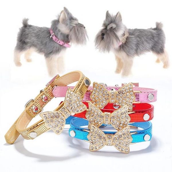 dog collars & leashes 1pc crystal pu leather collar perros bling rhinestone cute puppy for small dogs pet accessories products
dog collars & leashes 1pc crystal pu leather collar perros bling rhinestone cute puppy for small dogs pet accessories products
