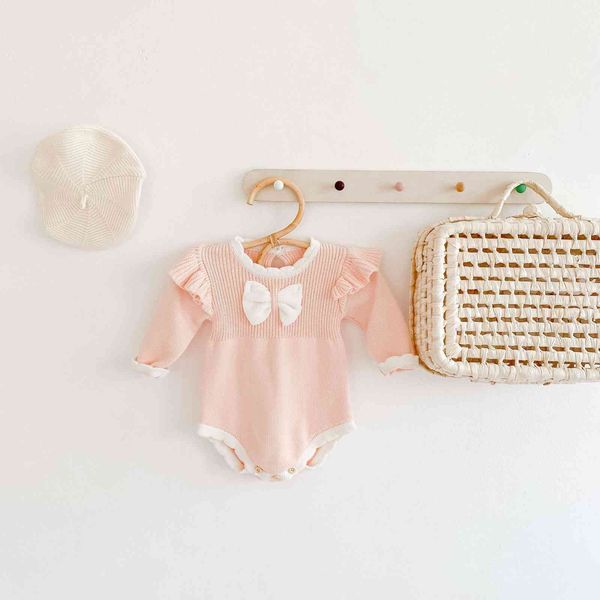 0-24m autumn winter warm born infant baby girl romper knitted bow jumpsuit sweaters cute clothing 210515, Blue
0-24m autumn winter warm born infant baby girl romper knitted bow jumpsuit sweaters cute clothing 210515, Blue
