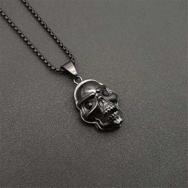 chains hip hop iced out skull pendant necklaces black color stainless steel necklace for women men hiphop halloween jewelry, Silver
chains hip hop iced out skull pendant necklaces black color stainless steel necklace for women men hiphop halloween jewelry, Silver