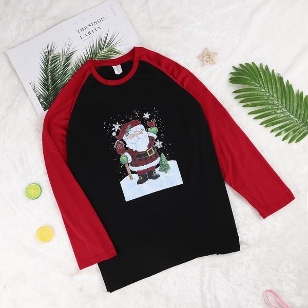 women's t-shirt cut christmas deer santa print red white patchwork long sleeve lovely t shirt women fashion casual clothes
women's t-shirt cut christmas deer santa print red white patchwork long sleeve lovely t shirt women fashion casual clothes