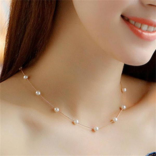 chains simulated pearl necklace anti-allergy wholesale gold color statement chain jewelry, Silver
chains simulated pearl necklace anti-allergy wholesale gold color statement chain jewelry, Silver