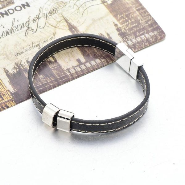 charm bracelets toucheart retro national magnetic clasp bracelets&bangles for men women black braided leather jewelry chain sbr190186, Golden;silver
charm bracelets toucheart retro national magnetic clasp bracelets&bangles for men women black braided leather jewelry chain sbr190186, Golden;silver