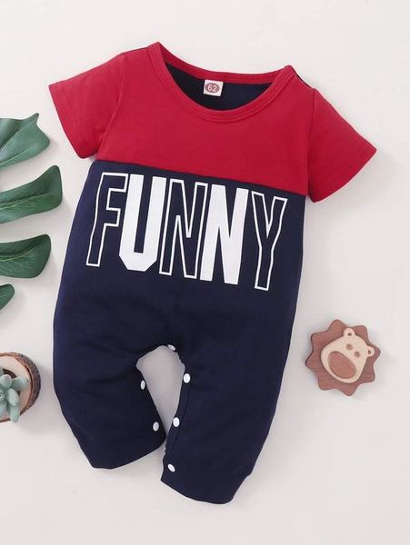 baby lettered contrast jumpsuit she, Blue
baby lettered contrast jumpsuit she, Blue