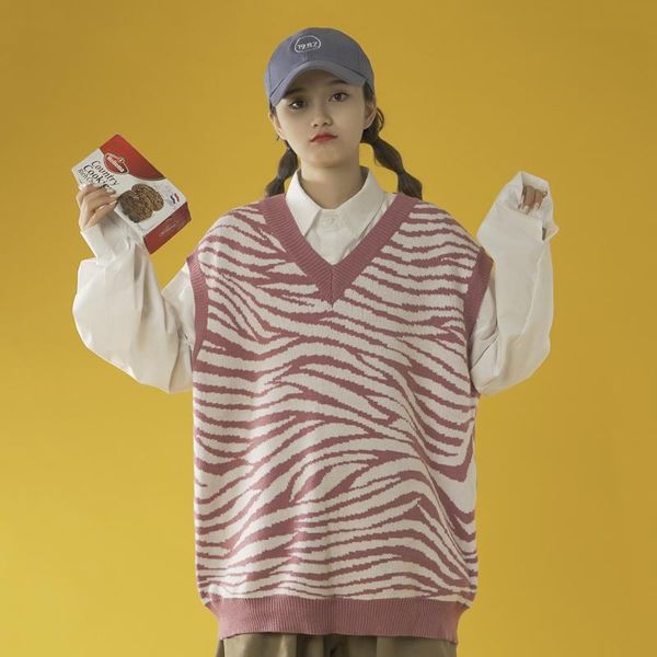women's sweaters woman sweater vest women vests pullover female fall 2021 clothes korean winter pull sans manche lxr1147, White;black
women's sweaters woman sweater vest women vests pullover female fall 2021 clothes korean winter pull sans manche lxr1147, White;black