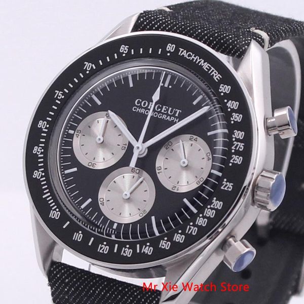 wristwatches corgeut 40mm men watch men's military sports clock chronograph multifunction vk quartz wristwatch leather stra, Slivery;brown
wristwatches corgeut 40mm men watch men's military sports clock chronograph multifunction vk quartz wristwatch leather stra, Slivery;brown
