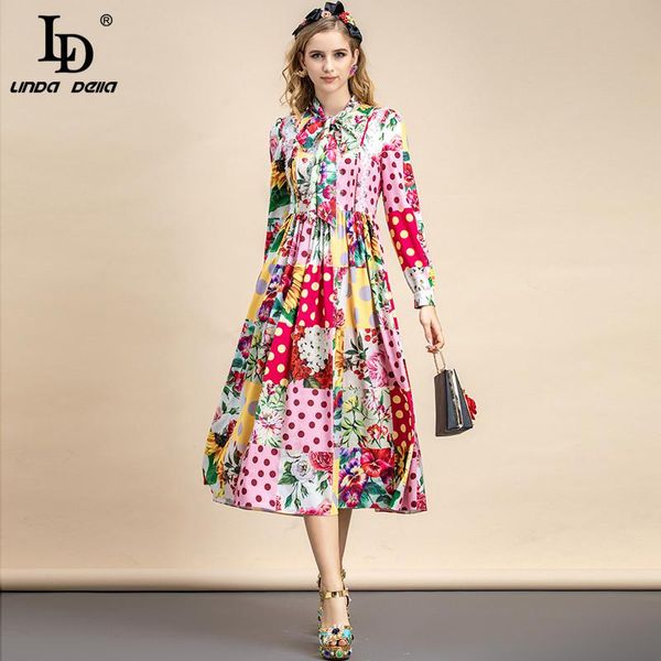casual dresses ld linda della autumn fashion designer elegant dress women long sleeve luxury lace patchwork floral print vintage midi, Black;gray
casual dresses ld linda della autumn fashion designer elegant dress women long sleeve luxury lace patchwork floral print vintage midi, Black;gray