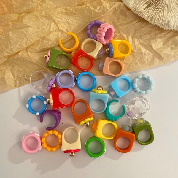 cluster rings purui bohemia colorful resin/acrylic for women summer flower knuckle ring couple jewelry stackable rainbow finger men, Golden;silver
cluster rings purui bohemia colorful resin/acrylic for women summer flower knuckle ring couple jewelry stackable rainbow finger men, Golden;silver
